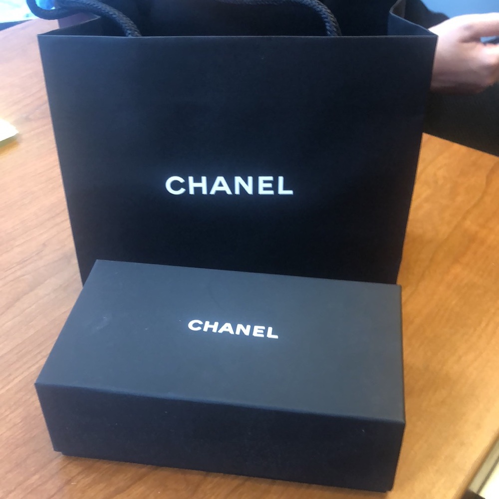 Chanel box and paper bag